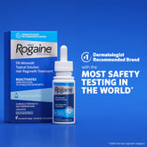 Rogaine for Men 5% Minoxidil Solution for Hair Regrowth (3 Packets)